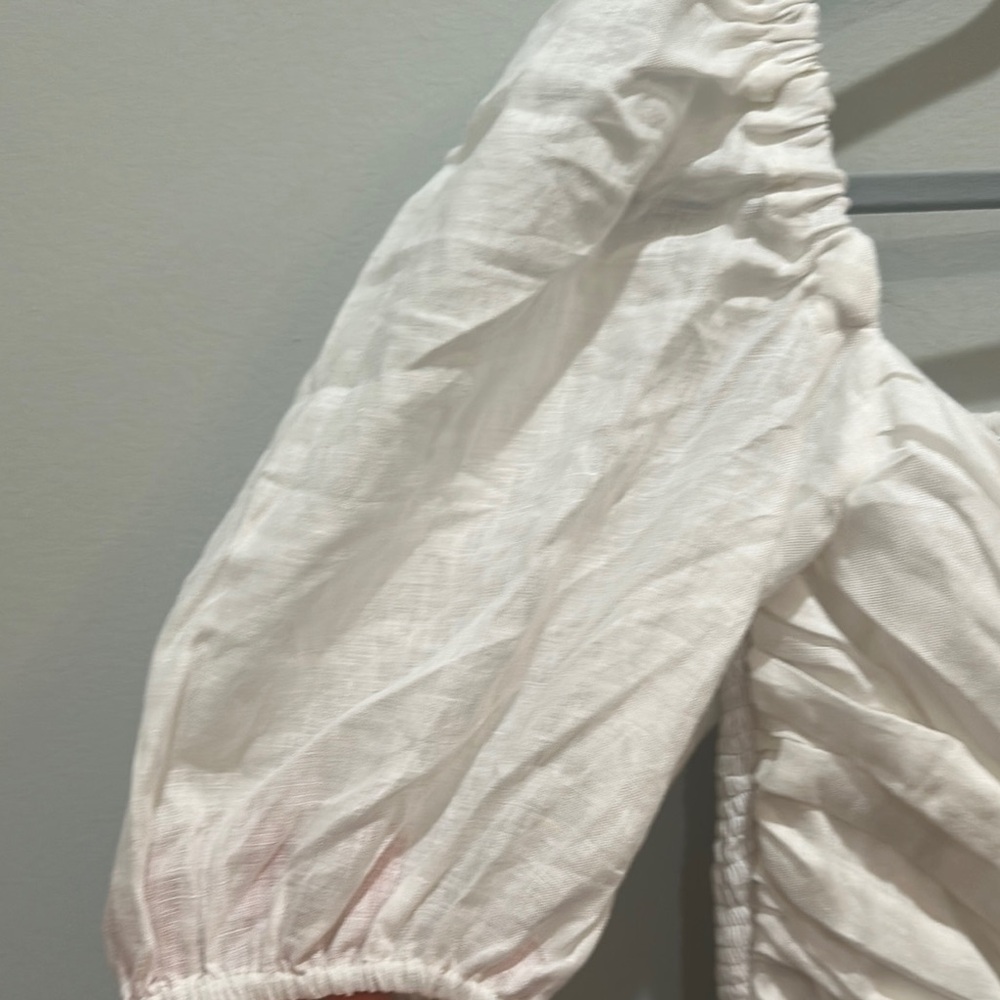 Faithfull the Brand White Puff Sleeve Sundress - Picture 5 of 11